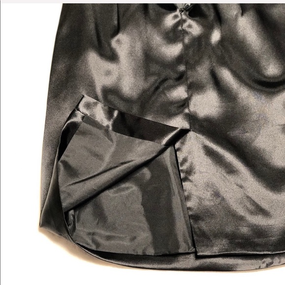 David’s Bridal Strapless Black Mini Dress - Picture 5 of 6